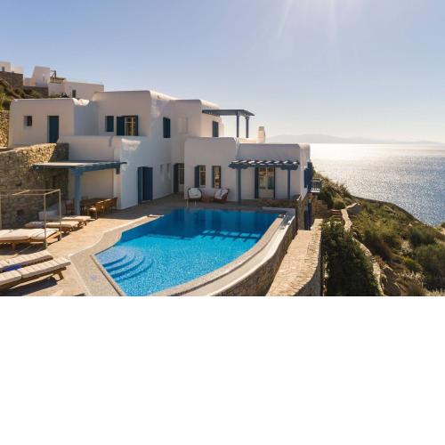 Excellent Mykonos Villa Villa Ambrosia 5 Bedrooms Stunning Sea Views Psarrou