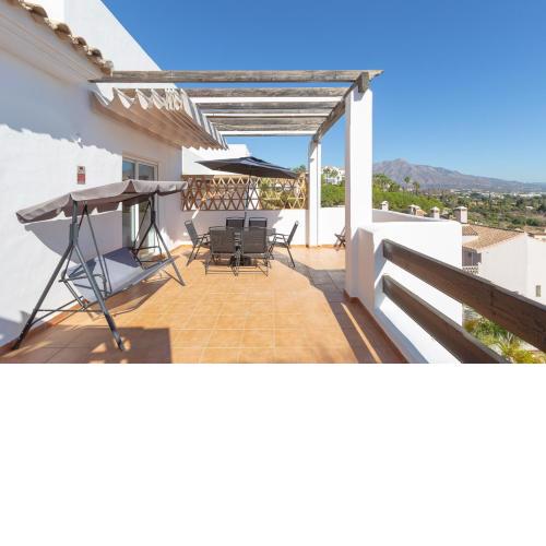 Excellent views from Triplex apartment with pool