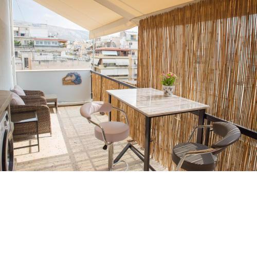 Exceptional modern studio in Athens, big balcony, central & calm
