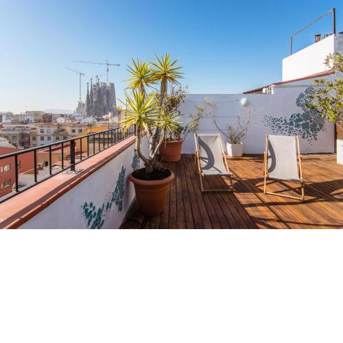 Exclusive Sagrada familia penthouse with sea views
