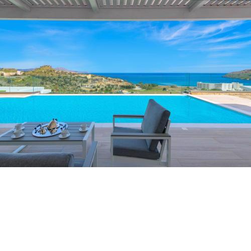 Executive Rhodes Villa Villa Kastro Stunning Sea Views 3 Bedrooms Lindos