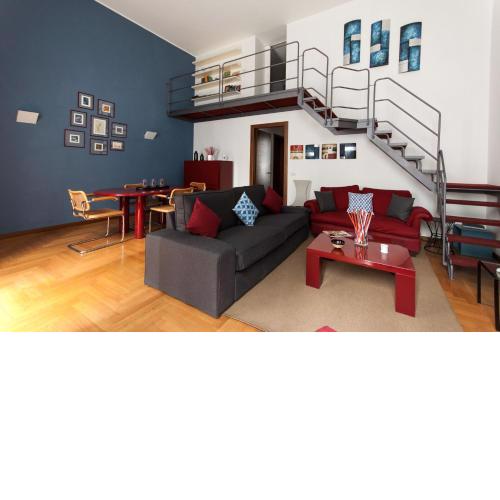 Fancy Blue Duomo Duplex Apartement