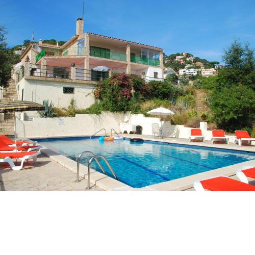 Fantastic view from this lovely holiday home near Lloret de Mar