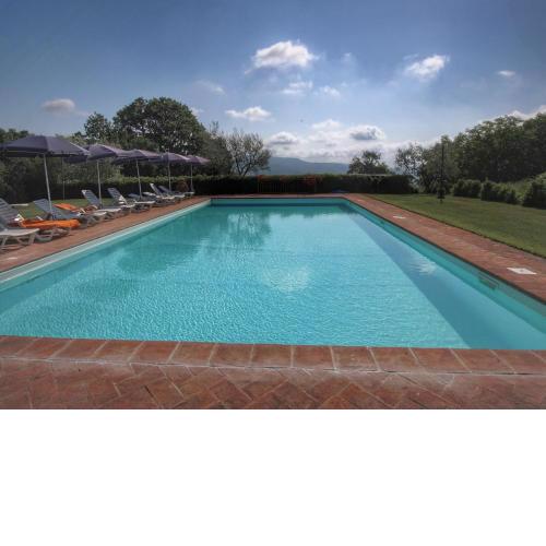 Farmhouse on a hill with swimming pool large garden and nice views