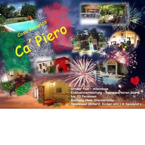 Ferienhaus Ca Piero mit Pool 17 bis 20 Personen