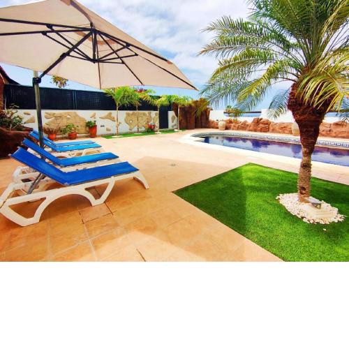 Ferienhaus mit Privatpool für 4 Personen ca 160 m in Callao Salvaje, Teneriffa Westküste von Teneriffa