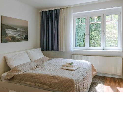 Ferienwohnung in der Fußgängerzone Gartenblick - Studio Apartment
