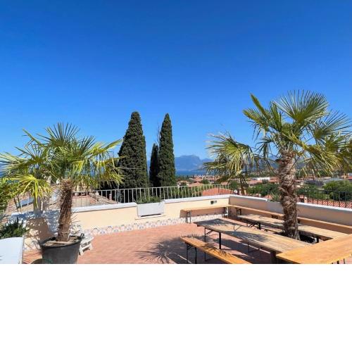 Ferienwohnung mit freiem Blick auf den Gardasee