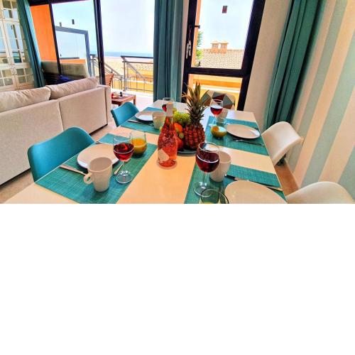 Ferienwohnung PANORAMA BLUE - Caleta Fuste - 10 Personen - Glasfaserinternet - Meerblick