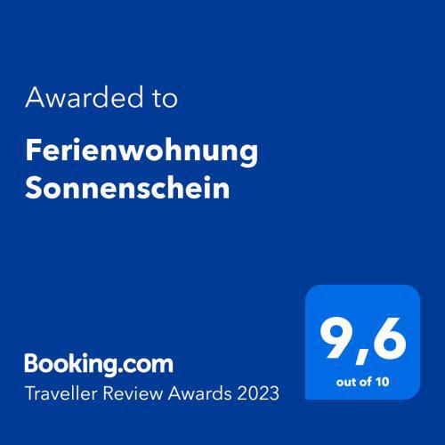 Ferienwohnung Sonnenschein