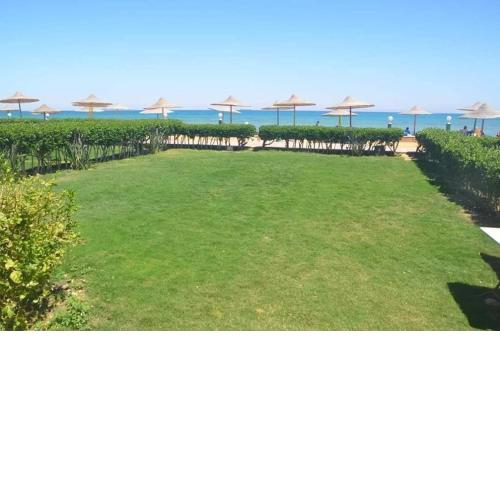 first line villa on the beach with private garden in lasrina resort