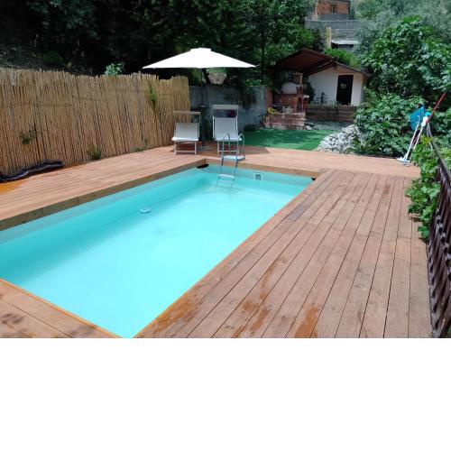 Flat with panoramic terrace and private pool mt5x3