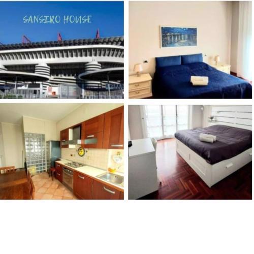 Franco SANSIROHOUSE Bilocale max 6 posti letto Zona San Siro Stadio Meazza