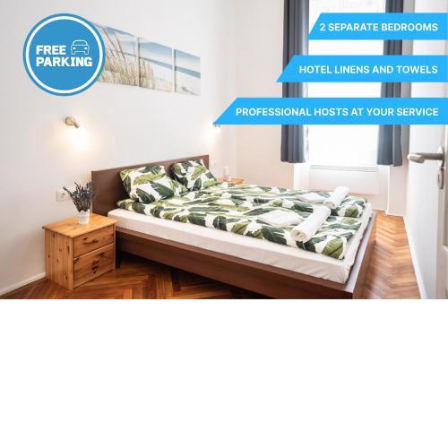 Free Parking - DOB50 spacious apartment - 2 separate bedroom, 5 people, AC, WIFI