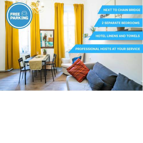 Free Parking Chain Bridge Home 4ppl, 2bdrm, Wifi, Smart TV, AC