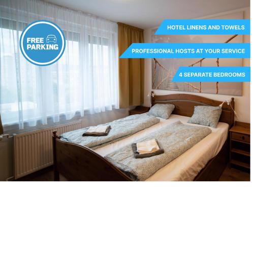 Free parking Home for big family - 6ppl, 4bdrm, wifi, smart tv