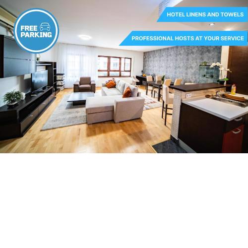 FREE PARKING! Soho Budapest 101, 4 ppl, AC, Superfast WIFI, TV