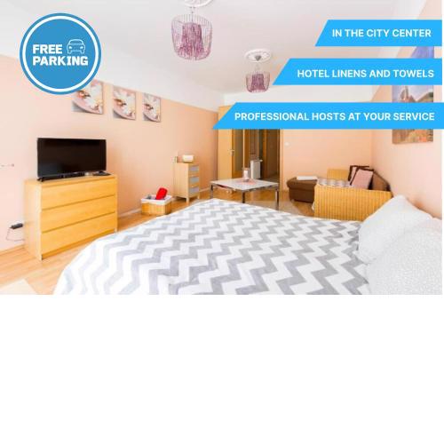 Free private parking Acacia city center apartment