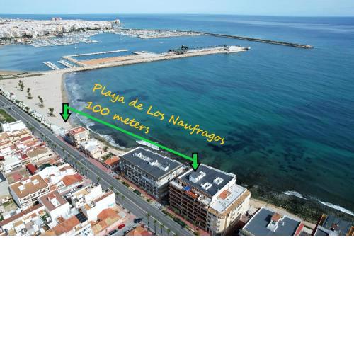 Frontline Sea Apartment Playa Los Naufragos 1min