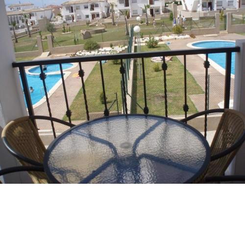 Full A/C, furnished two bedroom apartment with a roof terrace (solarium).