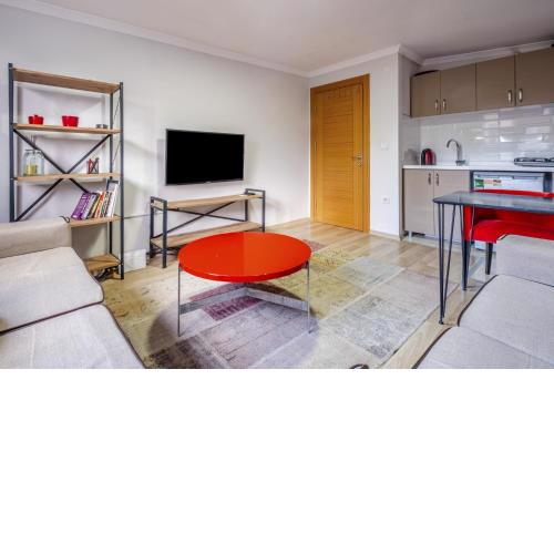 Fully Furnished Flat with Terrace in Atasehir