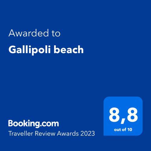 Gallipoli beach