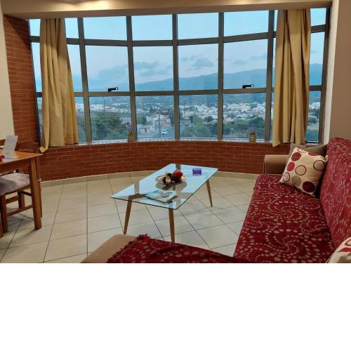 Glass Building Apartment in Sitia