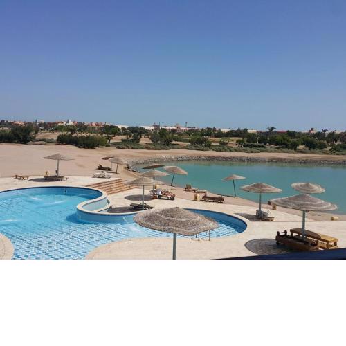 Gouna 1 BR shared pool and lagoon
