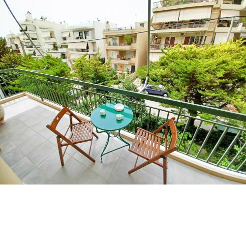 Green tea balcony - quiet cozy apartment - Glyfada