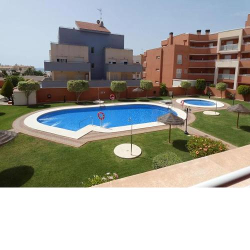 Ground floor apartment with private terrace and community pool