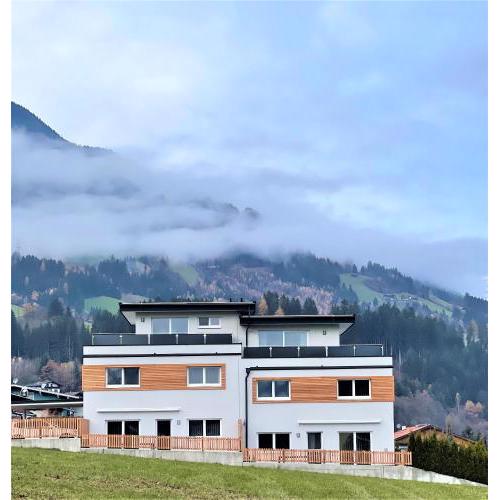 H19 - Modernes Ferienhaus auf 3 Ebenen mit Panorama-Dachterrasse und Sauna - 400m zum Lift Spieljochbahn