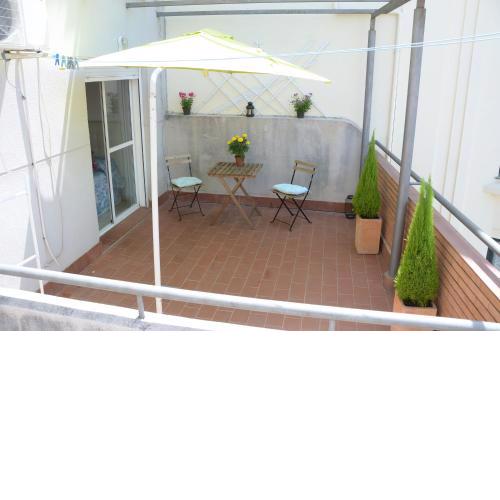 habitacion terraza centro malaga