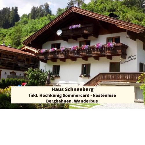 Haus Schneeberg mit Hochkönig Card