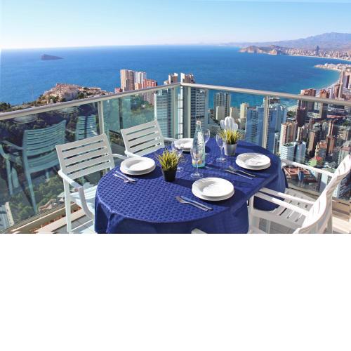 High rise apartment on the 39th floor with private terrace and sea views