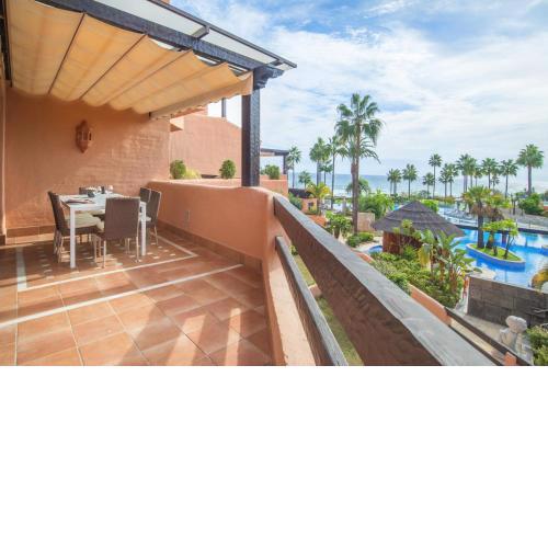 High standard beach front apartment