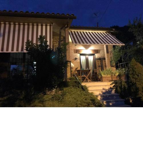 hilltop villa garden with great views