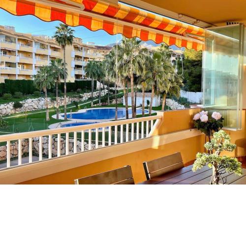 Holiday Home 500m beach, pool and sea view in Torreblanca by Solrentspain
