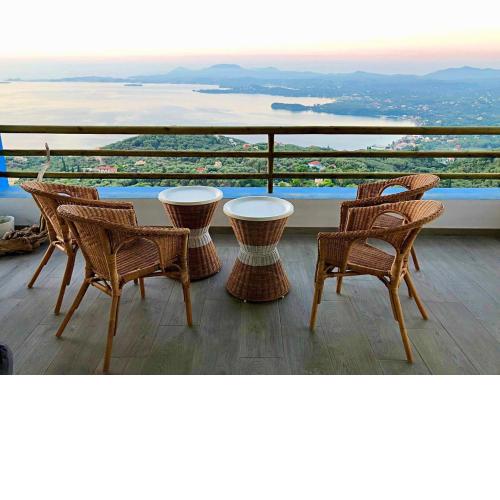 House Tanna of Villa Intaba Spectacular Sea Views Corfiot Riviera Spartilas Corfu Island Greece close to Ipsos Beach