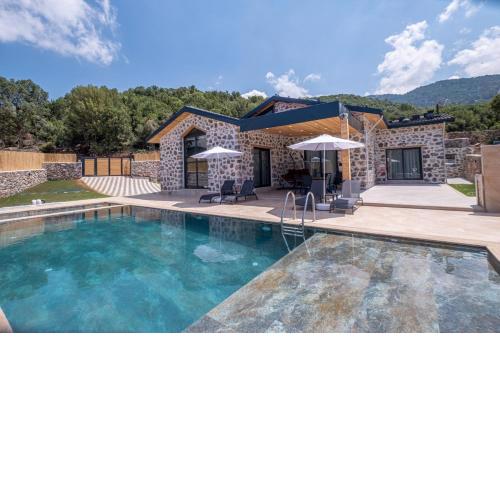 House with Pool and Mesmerizing View in Seydikemer