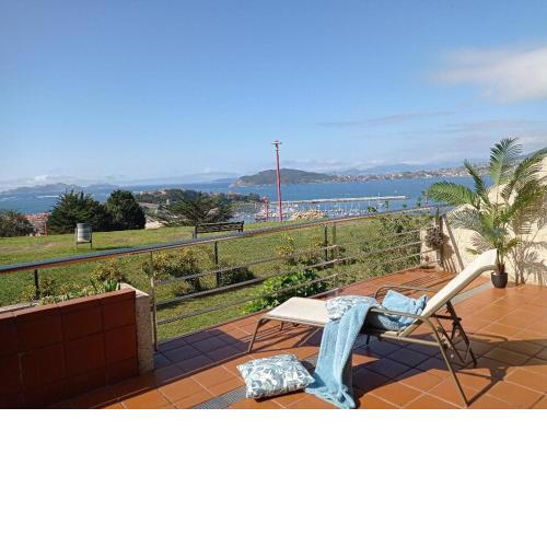 impresionantes vistas en Baiona