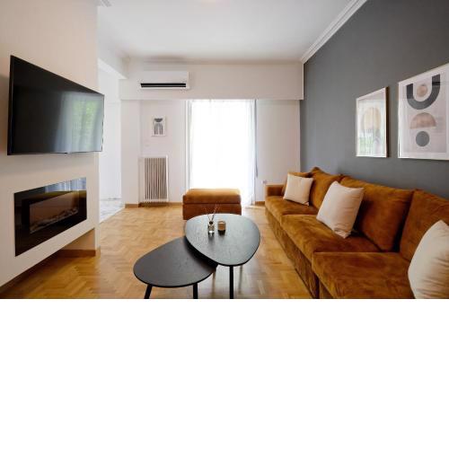 Industrial style apt in Athens city