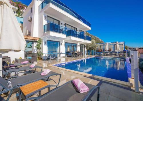 Infinity Pool Villa in Antalya, Kaş - Awz139