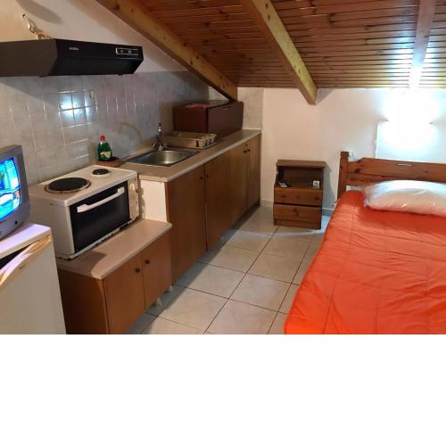 Ion Apartments Messolonghi Single Bed Room Mountain View Loft