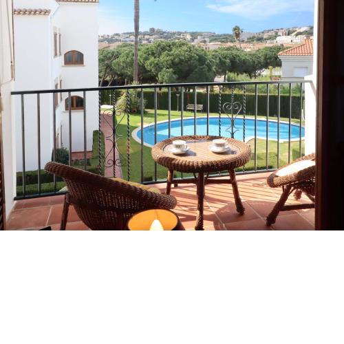 Jardins de S'agaro per 6 pax, piscina comunitaria y parking E32235