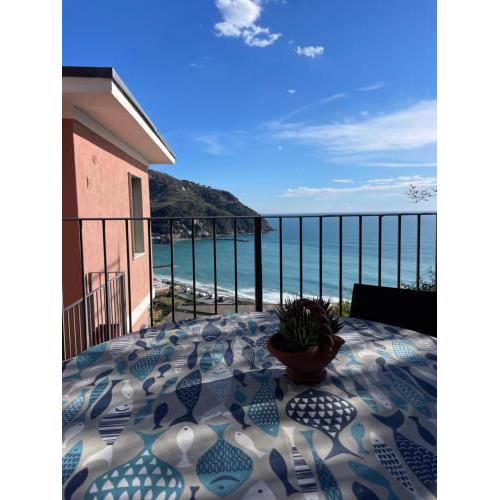 Just Renovated Ocean View Flat with Fast WI-FI, Elevator to Town, New Bed