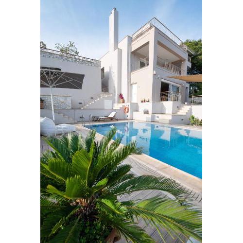 Kalavria Luxury Suites, Afroditi Suite with magnificent sea view and private swimming pool.