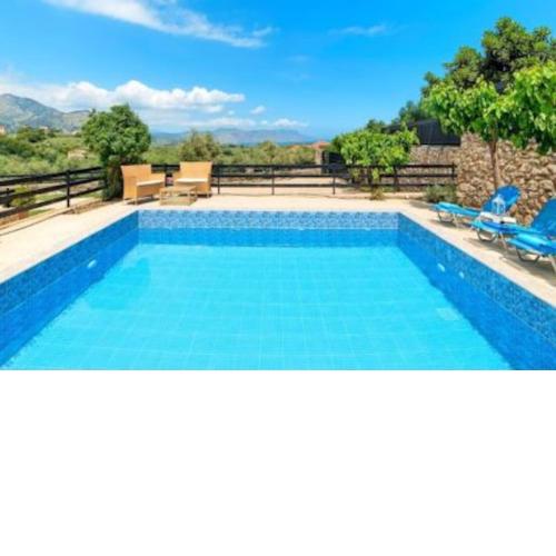 Kournas Villa, Private pool, Bbq