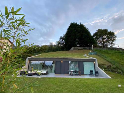 La Casa de Hierba - Casa de campo de diseño con jardín y wifi