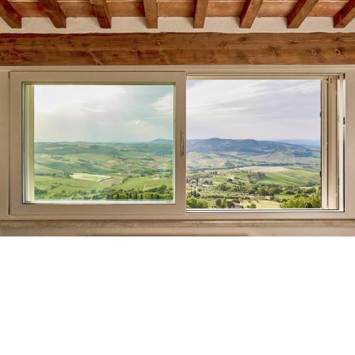 La finestra - centro storico Montepulciano, casa panoramica.