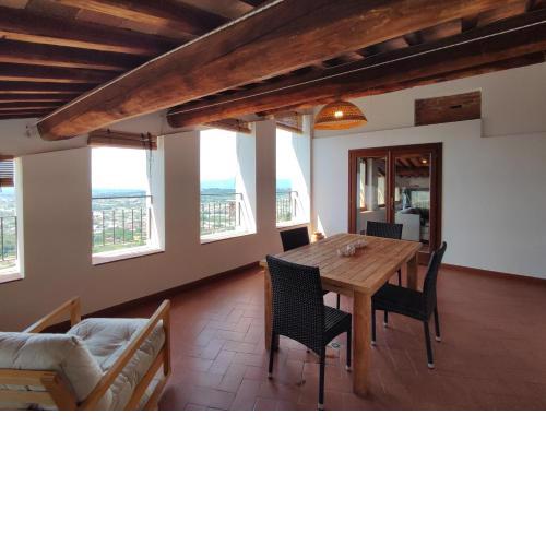 La terrazza di Elas a Uzzano
